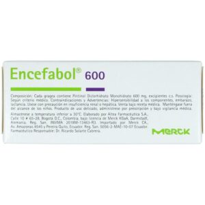 Encefabol 600Mg Caja X 10 Grageas