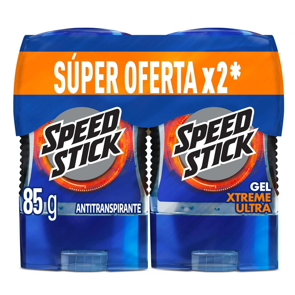 Desodorante 24/7 Xtreme Gel Speed Stick 85 Gr 2 Unidades Precio Especial Paquete X 1